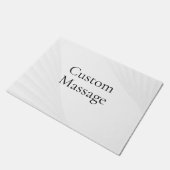 トレンディーモダンシンプルカスタムマッサージ ドアマット (アングル)