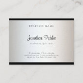 トレンディーモダンシンプルデザインテンプレートエレガント 名刺 (正面)