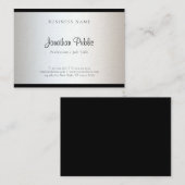トレンディーモダンシンプルデザインテンプレートエレガント 名刺 (正面/裏面)