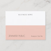 トレンディーモダンシンプルプロフェッショナルエレガントテンプレート 名刺 (正面)