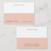 トレンディーモダンシンプルプロフェッショナルエレガントテンプレート 名刺 (正面/裏面)