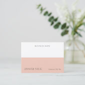 トレンディーモダンシンプルプロフェッショナルエレガントテンプレート 名刺 (スタンド正面)