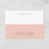 トレンディーモダンシンプルプロフェッショナルエレガントテンプレート 名刺 (裏面)