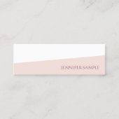 トレンディーモダンシンプルプロフェッショナルテンプレートエレガント スキニー名刺 (正面)