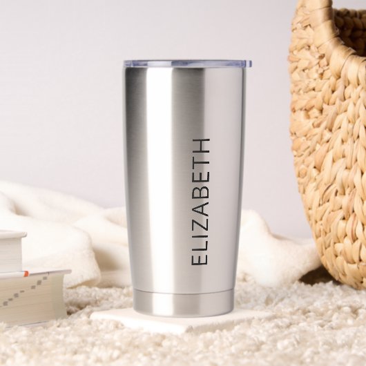 トレンディーモダンシンプルミニマリスト名ブラックコーヒー 保温保冷タンブラー (リビング)