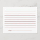 トレンディーモダンスクリプトの卒業 アドバイスカード (裏面)