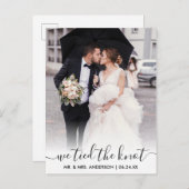 トレンディーモダンスクリプトを結び付けました。 ポストカード (正面/裏面)