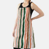 トレンディーモダンストライプ エプロン (インサイチュ)