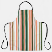 トレンディーモダンストライプ エプロン (正面)