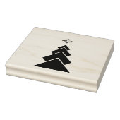トレンディーモダンスノークリスマスツリーホリデイ ラバースタンプ (スタンプ)