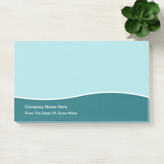 トレンディーモダンティール(緑がかった色)ユニークデザイン ポストイット (オフィス)