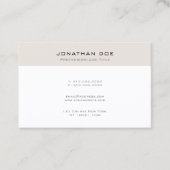 トレンディーモダンデザインテンプレートグレースフル 名刺 (正面)