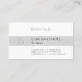 トレンディーモダンデザインミニマリストシックプレーン 名刺 (正面)