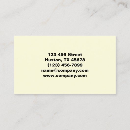 トレンディーモダンネイルアーティストネイルサロンマニキュリスト 名刺 (裏面)