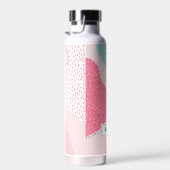 トレンディーモダンパステル抽象芸術パーソナライズされた ウォーターボトル (右面)