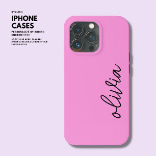 トレンディーモダンパープシンプルラキッドスクリプトスタイル iPhone 13 PROケース