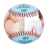 トレンディーモダンヒップスター・ファザーズ・デイ・カスタム 野球ボール (正面)