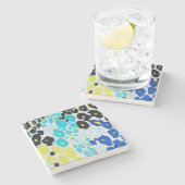 トレンディーモダンヒョウ柄 ストーンコースター (横)