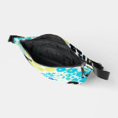 トレンディーモダンヒョウ柄 ファニーパック (見開き)