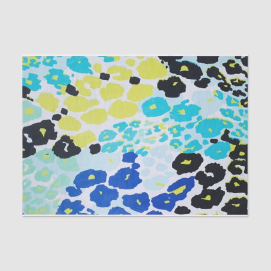 トレンディーモダンヒョウ柄 薄葉紙 (正面)