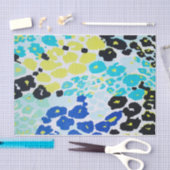 トレンディーモダンヒョウ柄 薄葉紙 (クラフト)