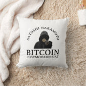トレンディーモダンビットコイン クッション (ブランケット)