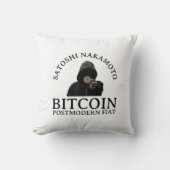 トレンディーモダンビットコイン クッション (正面)