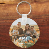トレンディーモダンファミリーは永遠の写真 キーホルダー (正面)