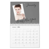 トレンディーモダンファミリーフォトコラージュ2023 カレンダー (1月 2026)