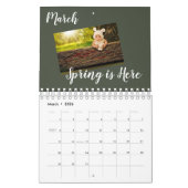 トレンディーモダンファミリーフォトコラージュ2023 カレンダー (3月 2026)