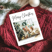 トレンディーモダンフォトクリスマスカード シーズンカード