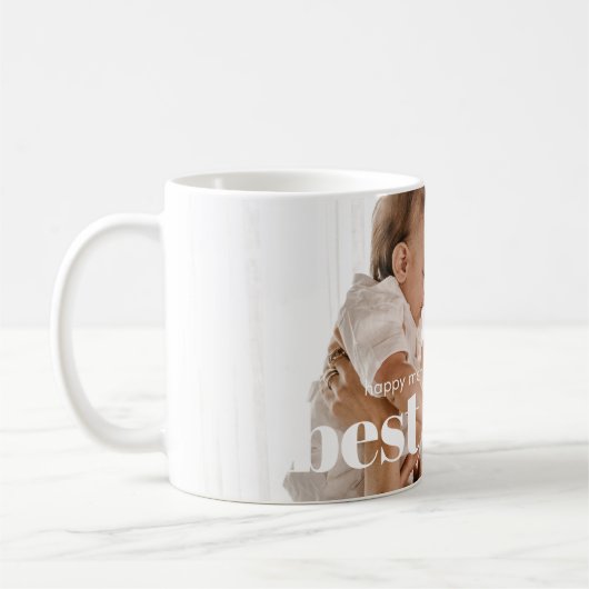 トレンディーモダンフォトマ最高のマEver コーヒーマグカップ (左)