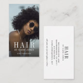 トレンディーモダンフォト美容師 名刺 (正面/裏面)