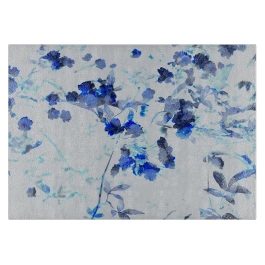 トレンディーモダンフローラ/花柄 カッティングボード (正面)