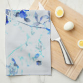 トレンディーモダンフローラ/花柄 キッチンタオル (四つ折り)