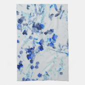 トレンディーモダンフローラ/花柄 キッチンタオル (縦)