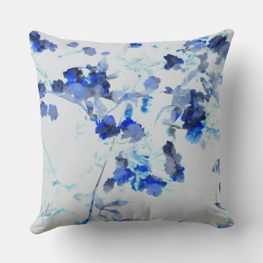 トレンディーモダンフローラ/花柄 クッション (裏面)