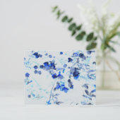 トレンディーモダンフローラ/花柄 ポストカード (スタンド正面)