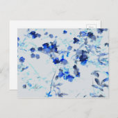 トレンディーモダンフローラ/花柄 ポストカード (正面/裏面)