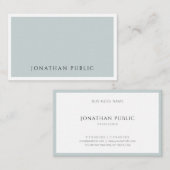 トレンディーモダンブエレガントルーグリーンシンプルテンプレート 名刺 (正面/裏面)