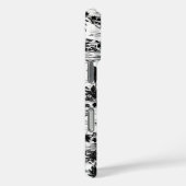 トレンディーモダンブラックアンドホワイトハワイ島 Case-Mate iPhoneケース (裏面 / 右)