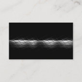 トレンディーモダンブラックグレービジネスカード 名刺 (裏面)