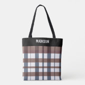 トレンディーモダンプラパーソナライズされたイド トートバッグ (裏面)