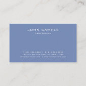 トレンディーモダンプレーンプロフェッショナルマエレガントット 名刺 (正面)
