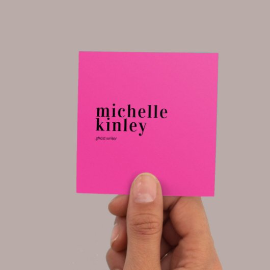 トレンディーモダンプロフェッショナルエレガントネットワーク スクエア名刺