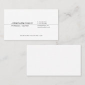 トレンディーモダンプロフェッショナルエレガントミニマル 名刺 (正面/裏面)