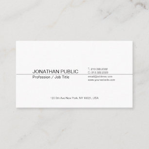 トレンディーモダンプロフェッショナルエレガントミニマル 名刺