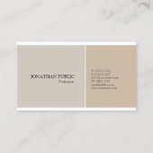 トレンディーモダンプロフェッショナルエレガント高調波カラー 名刺 (正面)