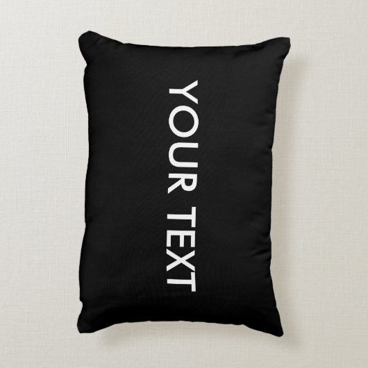 トレンディーモダンプロフェッショナルカスタムブランドネームブラック アクセントクッション (裏面(縦))