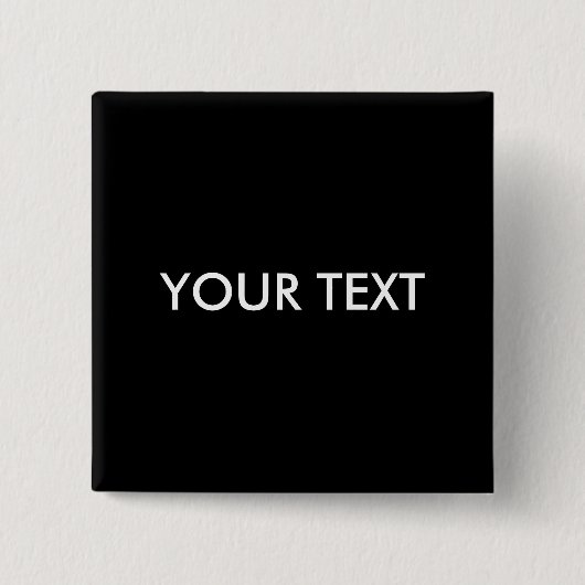 トレンディーモダンプロフェッショナルカスタムブランドネームブラック 缶バッジ (正面)